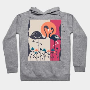 Flamingos in paradise Hoodie